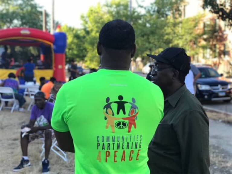 Communities Partnering 4 Peace Street Outreach in action