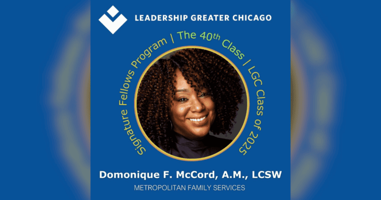 MPI Chief Program Officer Domonique McCord Joins ​​Leadership Greater Chicago’s 2025 Signature Fellowship Program