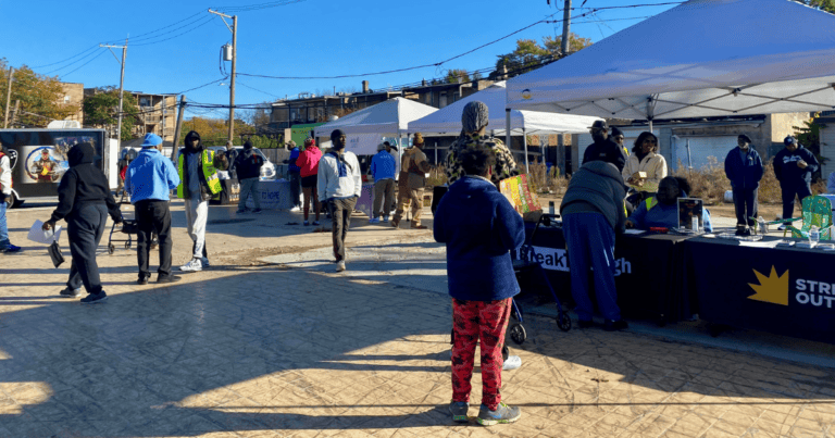 Community enjoys food, games, and resources at Madison Street Fall Festival hosted by Breakthrough Urban Ministries on Saturday, October 26, 2024.